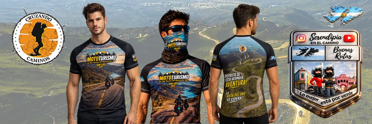 Remeras oficiales del 1º Mototurismo San Francisco del Monte de Oro